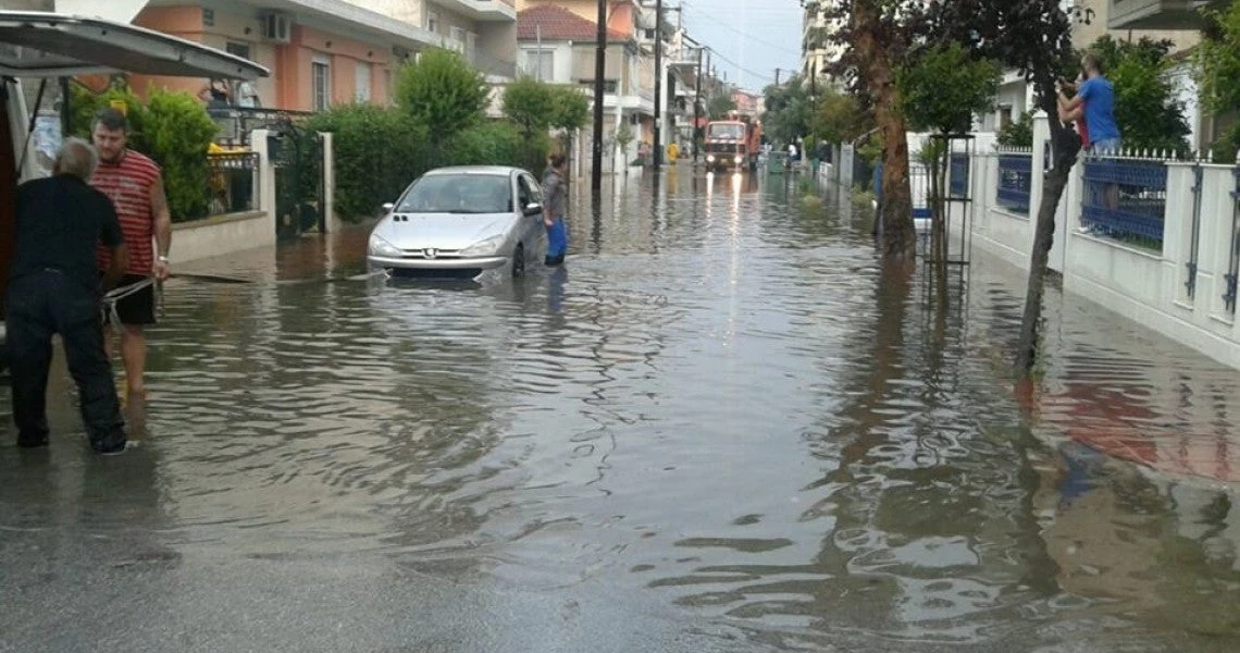 Παρασύρθηκε σπίτι από την κακοκαιρία στη Λάρισα